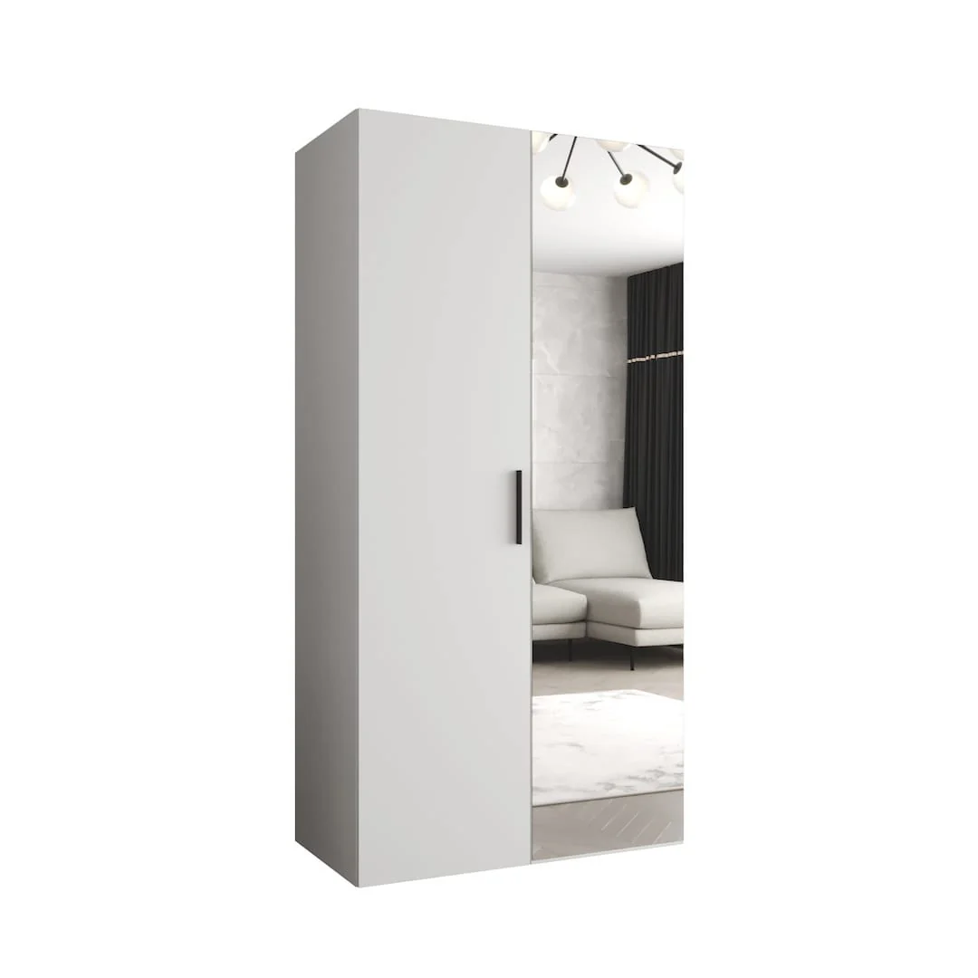 Bari II Hinged Door Wardrobe 100cm - Image 9