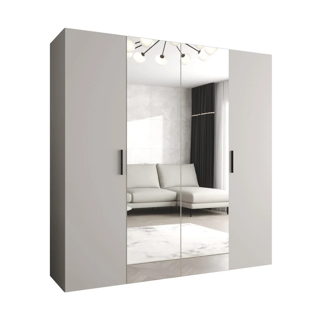 Bari II Hinged Door Wardrobe 200cm - Image 4