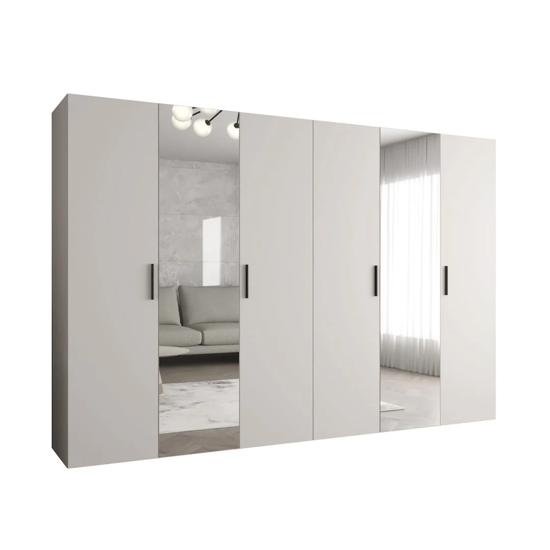 Bari II Hinged Door Wardrobe 300cm - Image 4