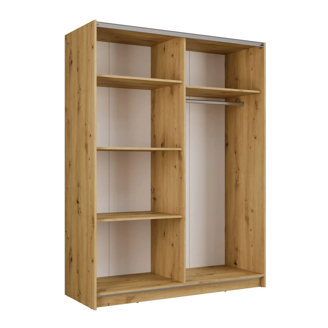 Baydero 10 Sliding Door Wardrobe 150cm - Image 10