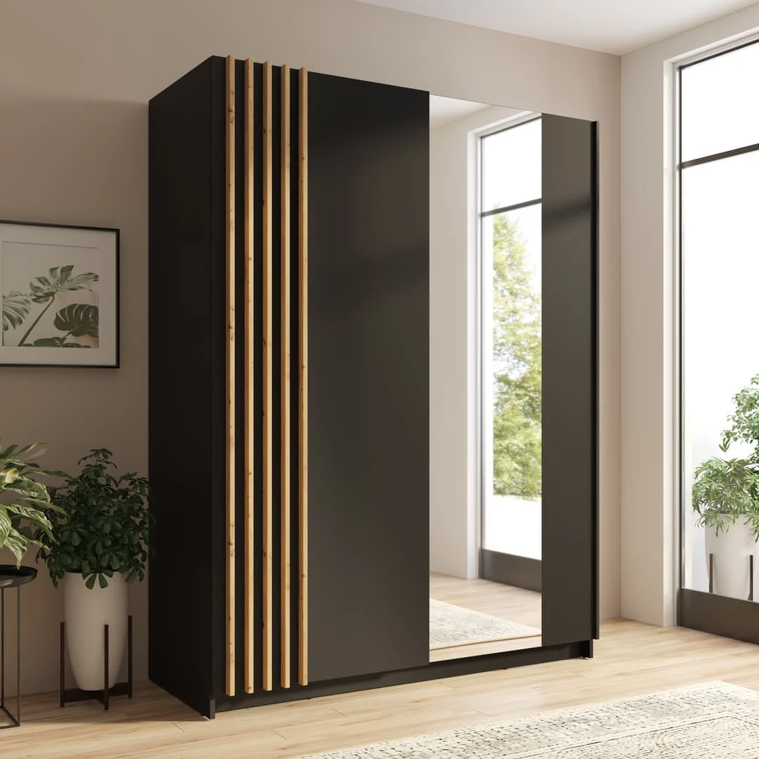 Baydero 10 Sliding Door Wardrobe 150cm - Image 4
