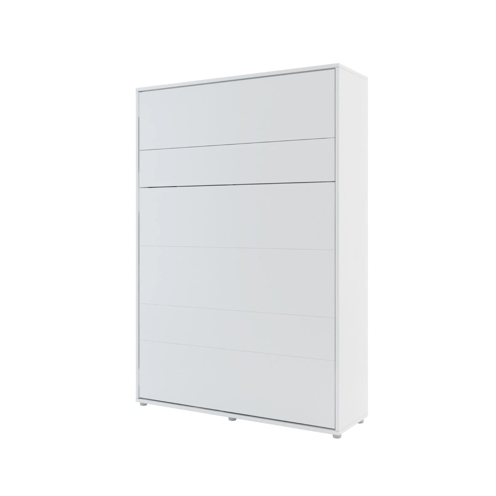 BC-01 Vertical Wall Bed Concept 140cm With Storage Cabinets and LED - Image 7