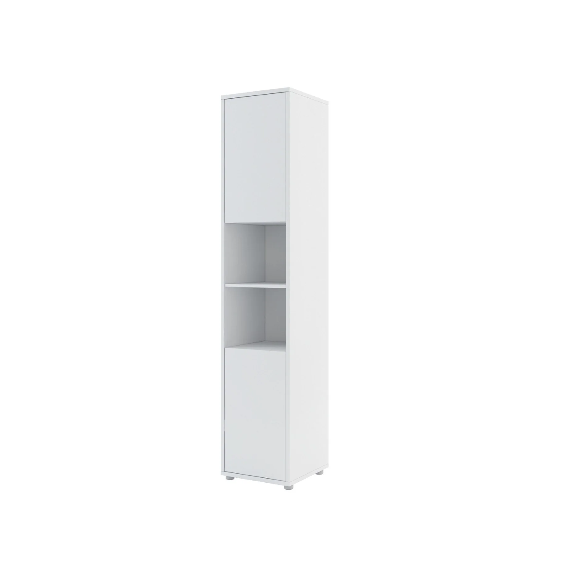BC-01 Vertical Wall Bed Concept 140cm With Storage Cabinets and LED - Image 8