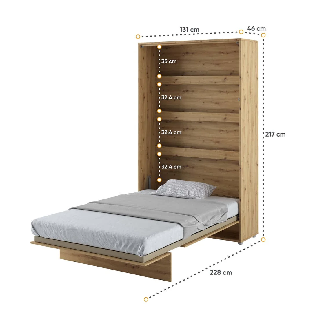 BC-02 Vertical Wall Bed Concept 120cm - Image 14