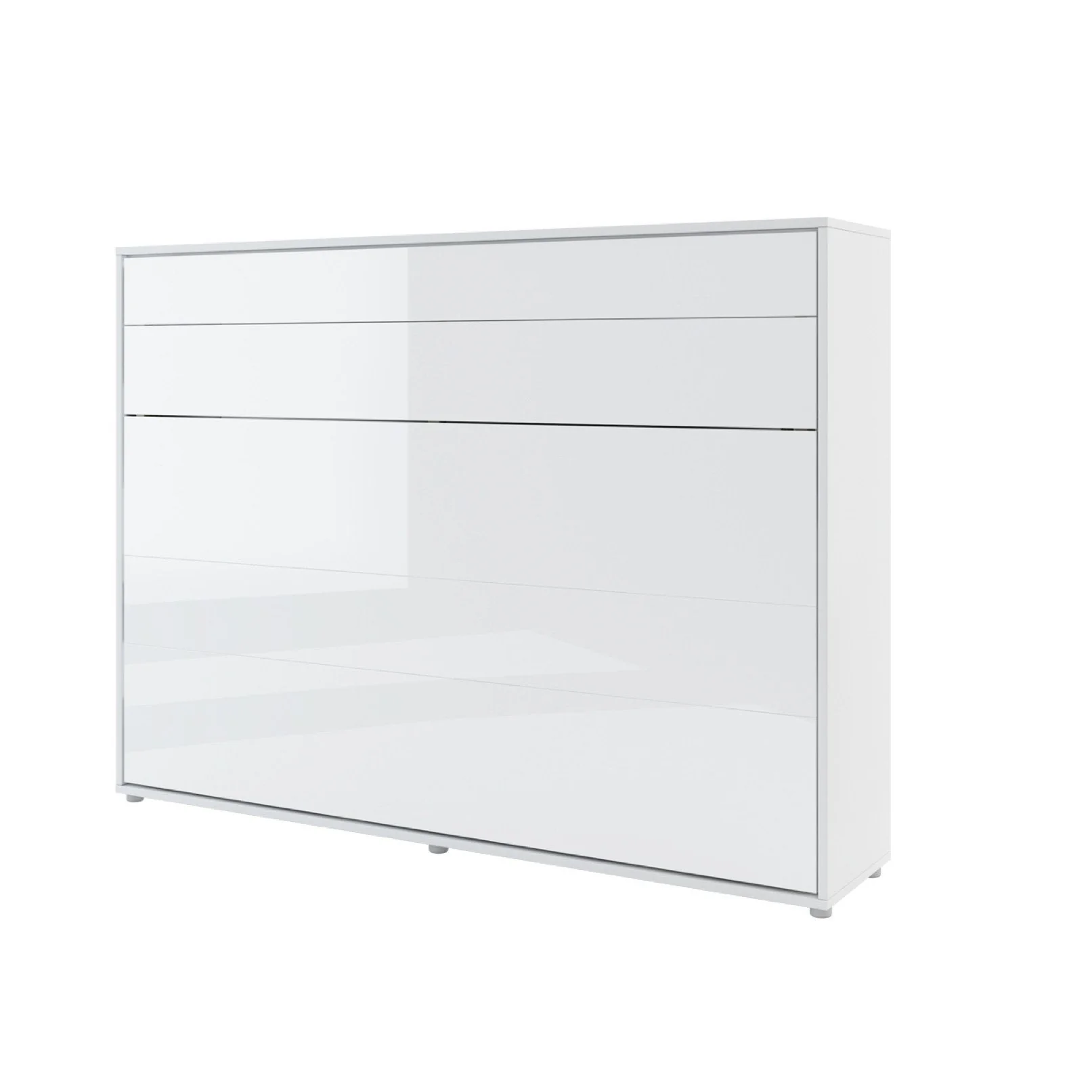 BC-04 Horizontal Wall Bed Concept 140cm With Storage Cabinet - Image 11