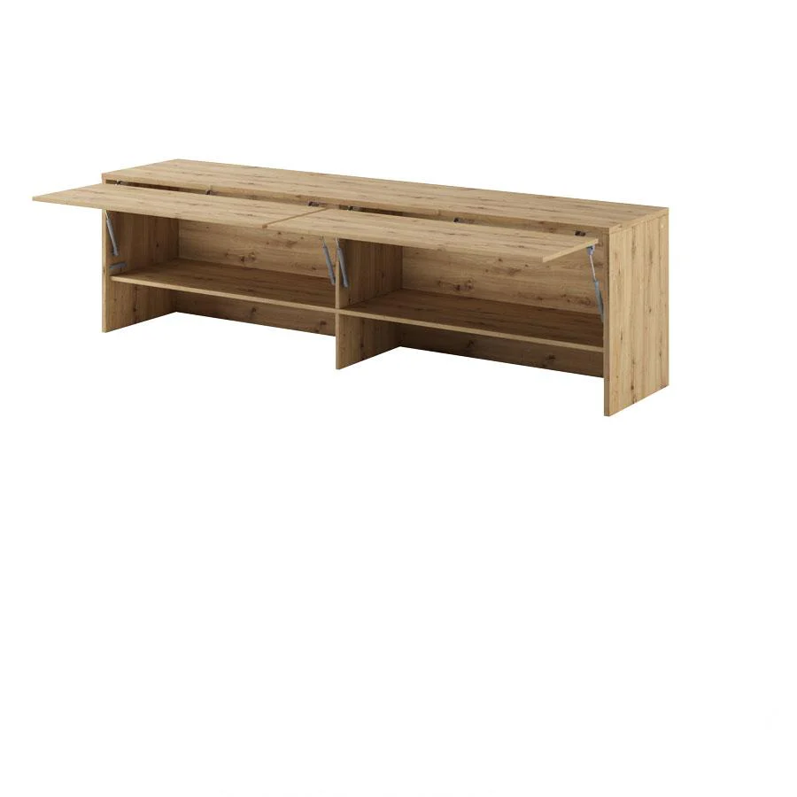 BC-04 Horizontal Wall Bed Concept 140cm With Storage Cabinet - Image 30