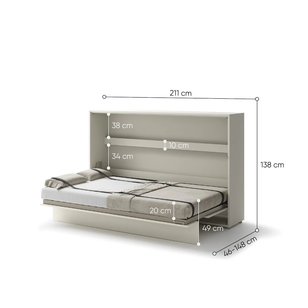 BC-05 Horizontal Wall Bed Concept 120cm - Image 22
