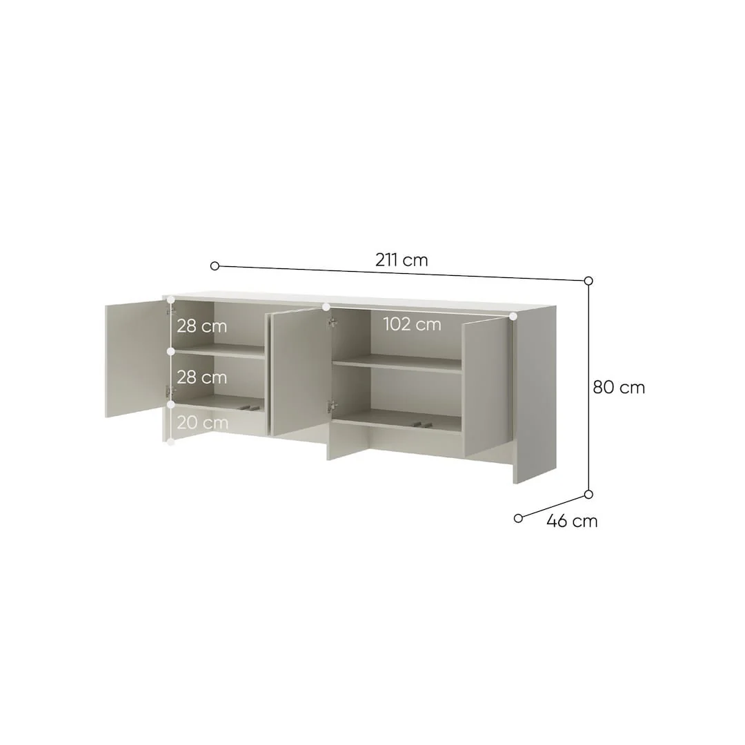 BC-10 Over Bed Unit for Horizontal Wall Bed Concept 120cm - Image 17