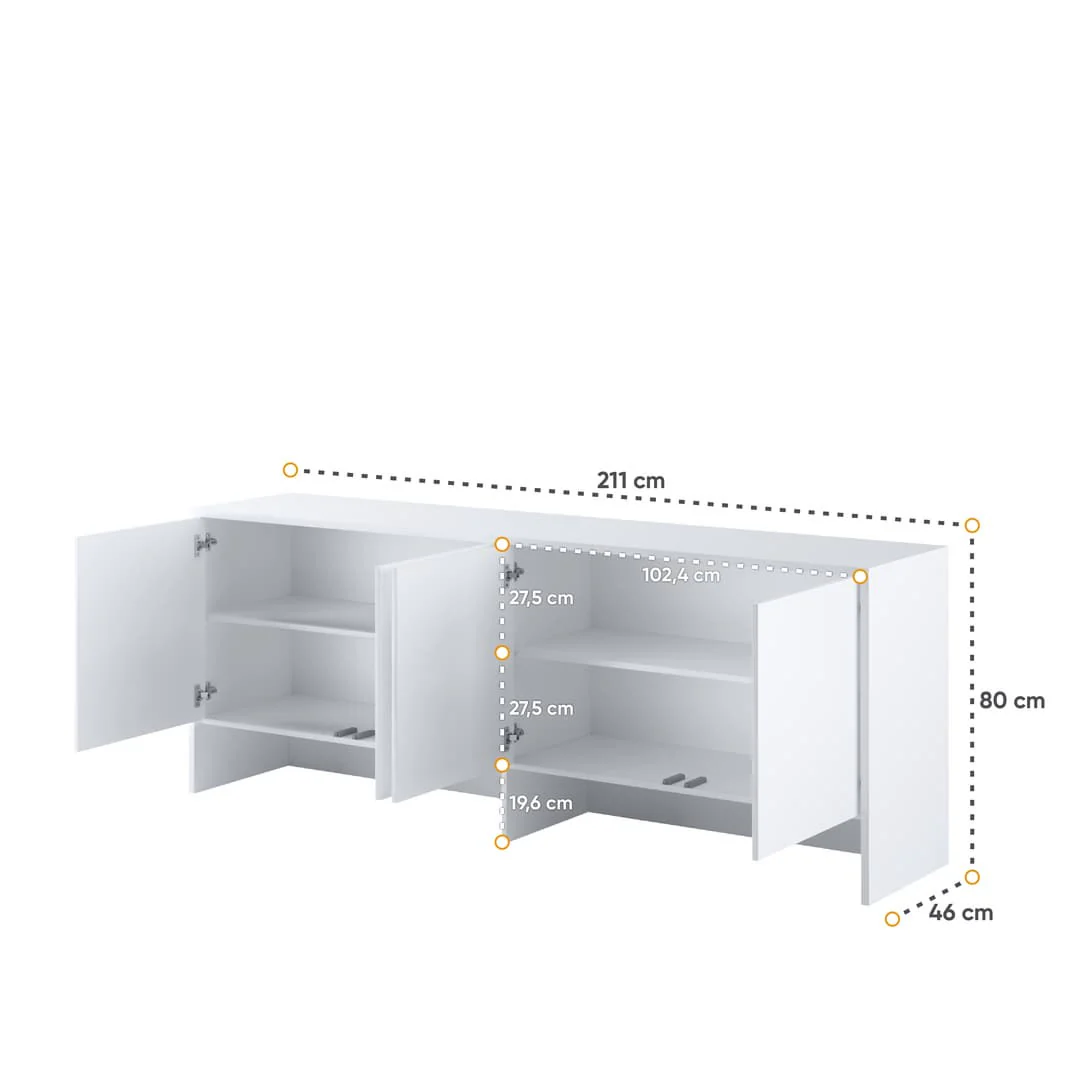 BC-10 Over Bed Unit for Horizontal Wall Bed Concept 120cm - Image 3