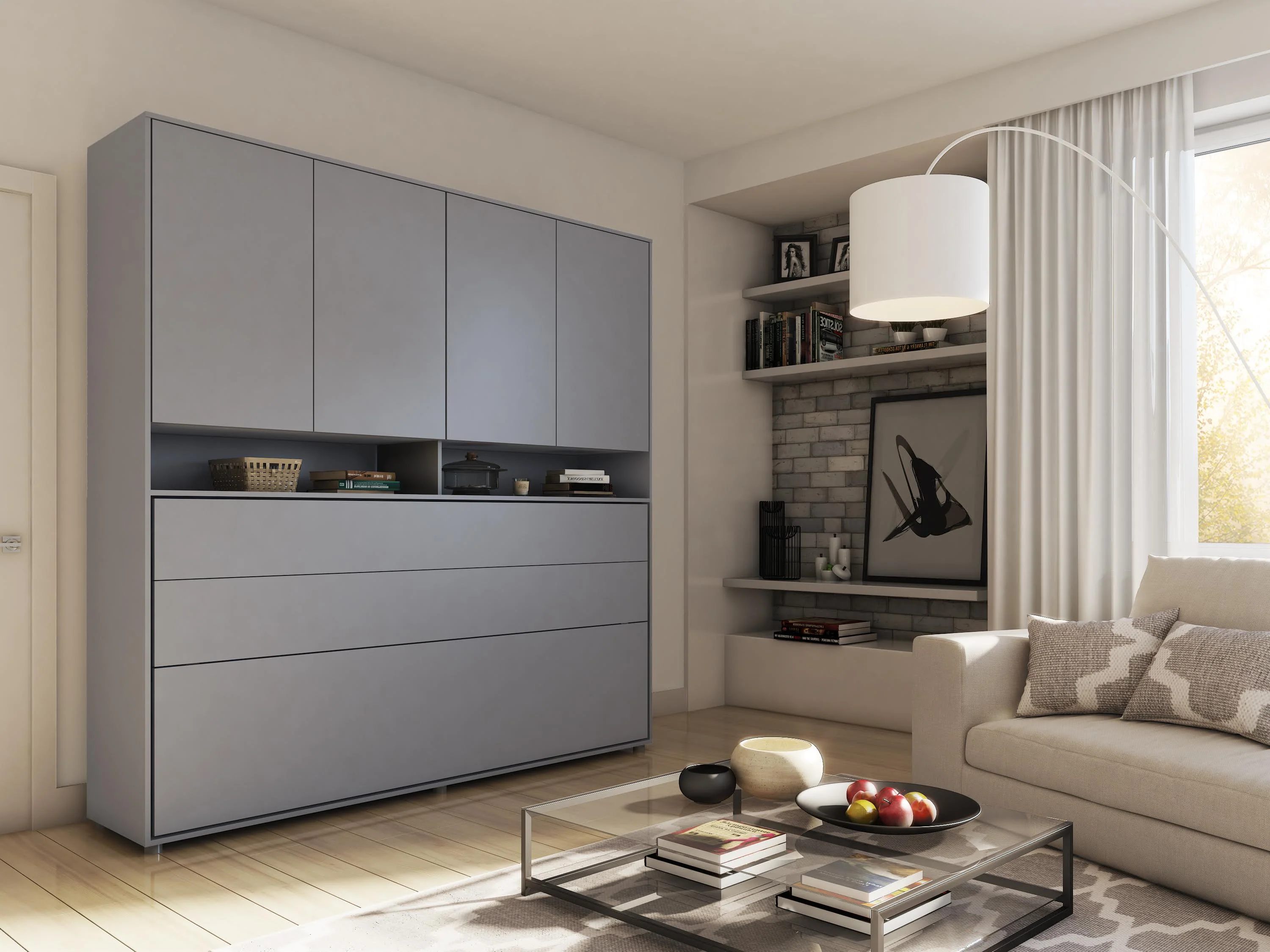 BC-11 Over Bed Unit for Horizontal Wall Bed Concept 90cm - Image 12