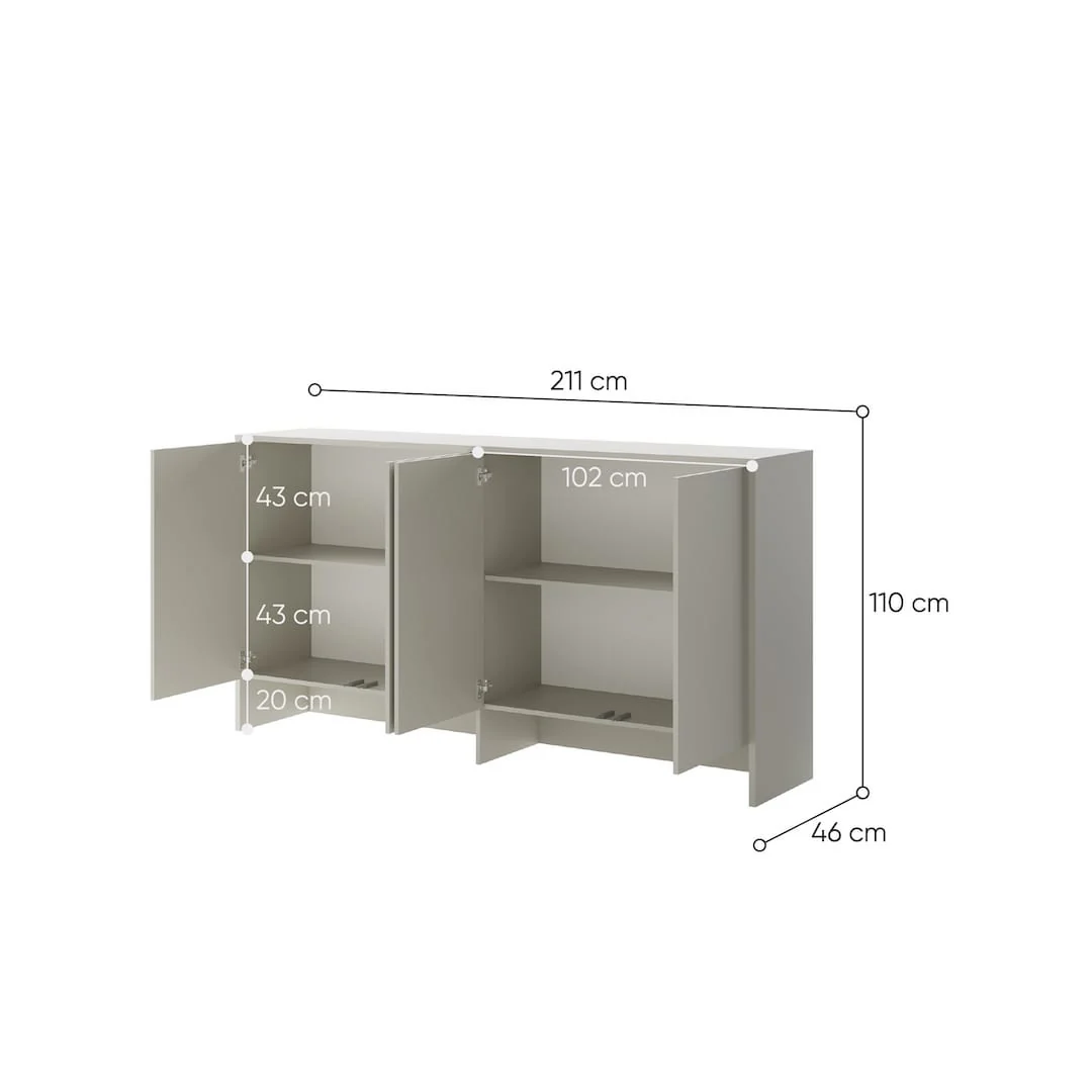 BC-11 Over Bed Unit for Horizontal Wall Bed Concept 90cm - Image 17