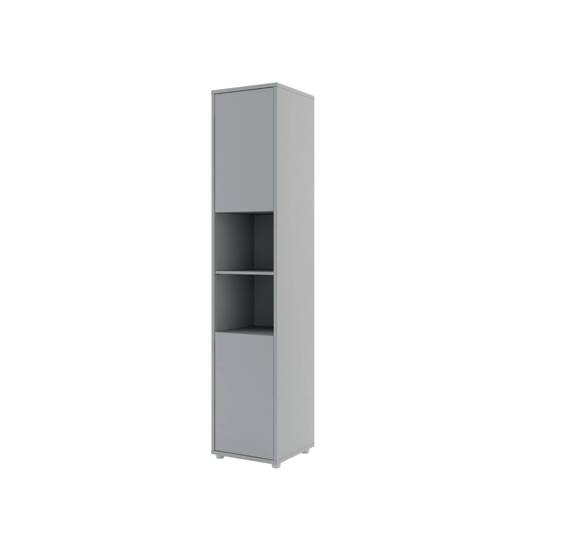BC-12 Vertical Wall Bed Concept 160cm With Storage Cabinets and LED - Image 21