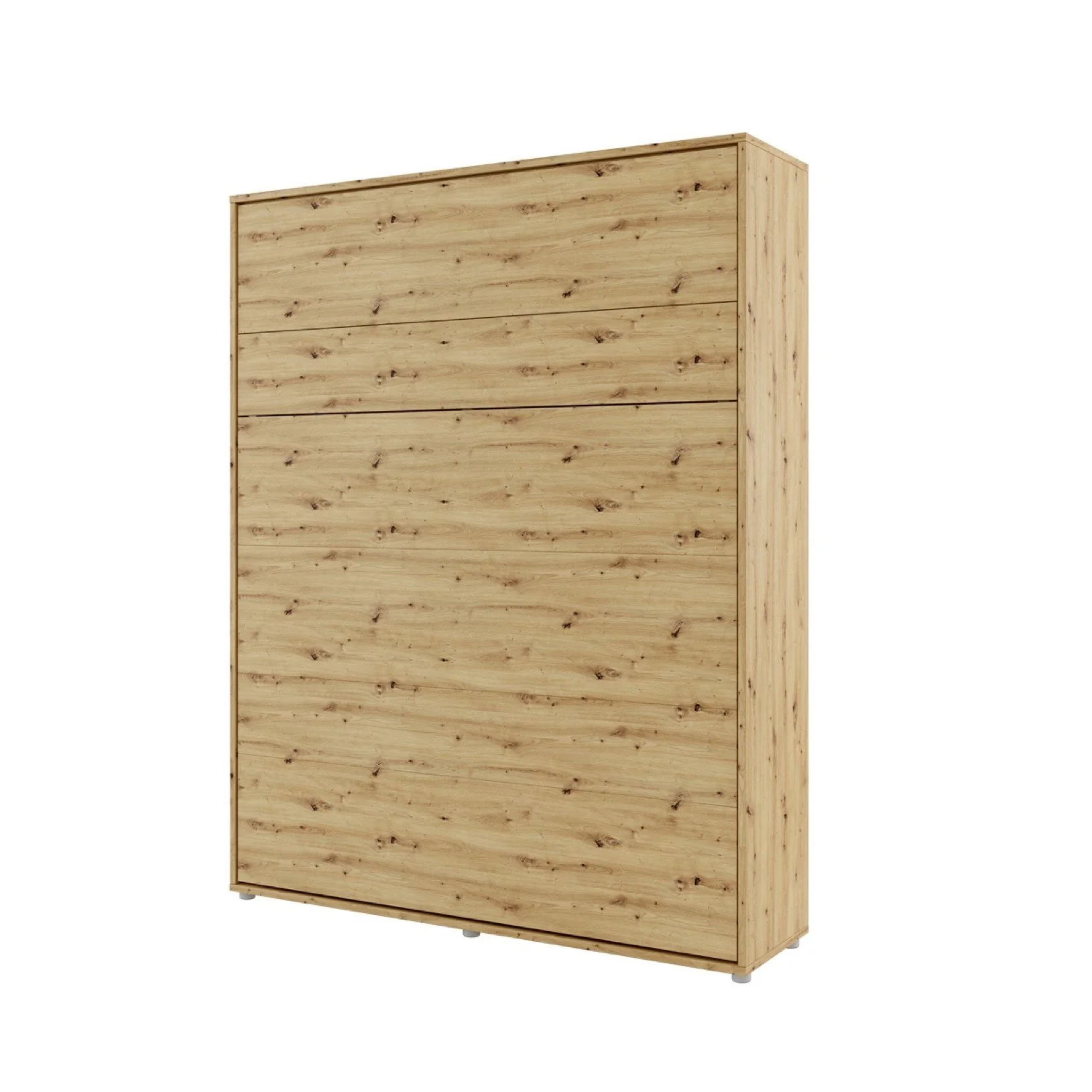 BC-12 Vertical Wall Bed Concept 160cm With Storage Cabinets and LED - Image 24