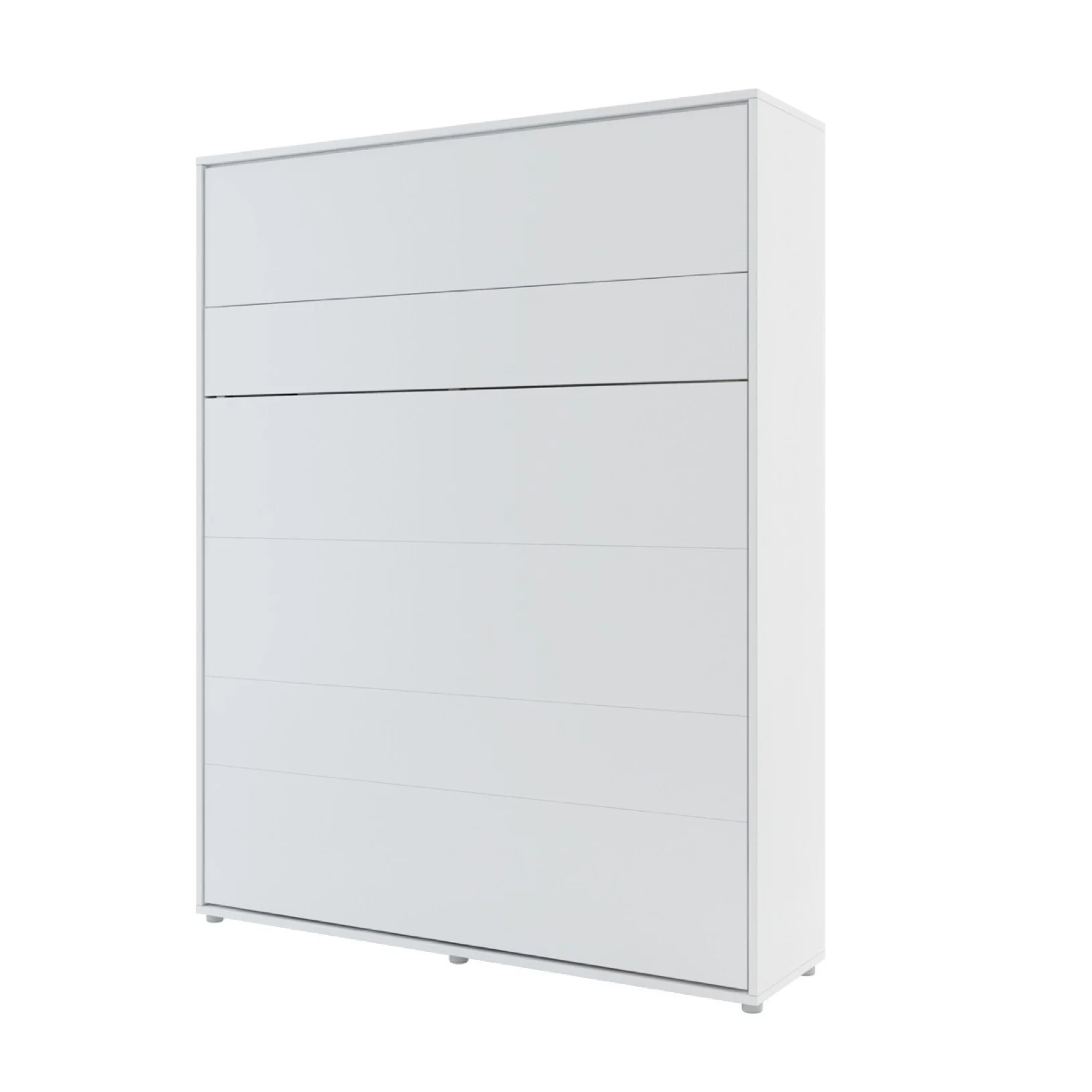 BC-12 Vertical Wall Bed Concept 160cm With Storage Cabinets and LED - Image 7