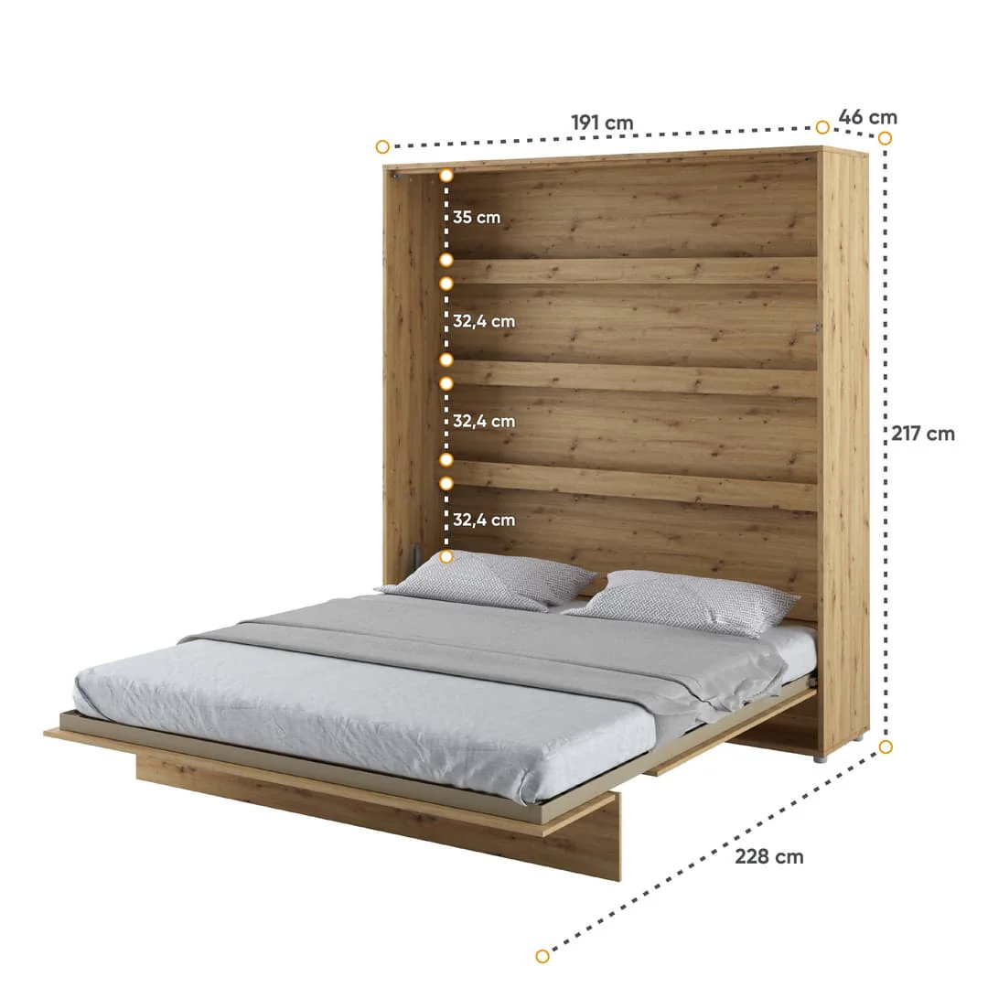 BC-13 Vertical Wall Bed Concept 180cm - Image 15