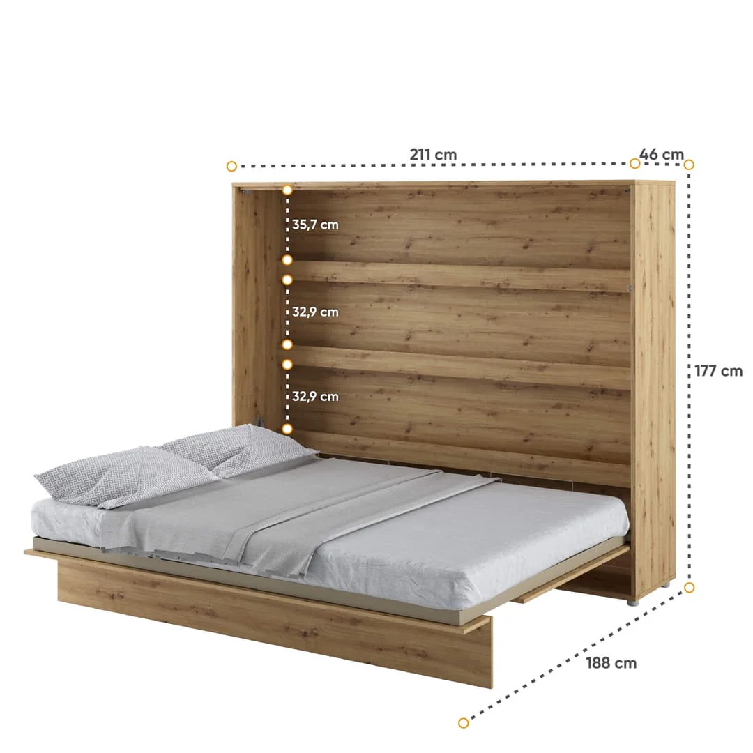 BC-14 Horizontal Wall Bed Concept 160cm - Image 18