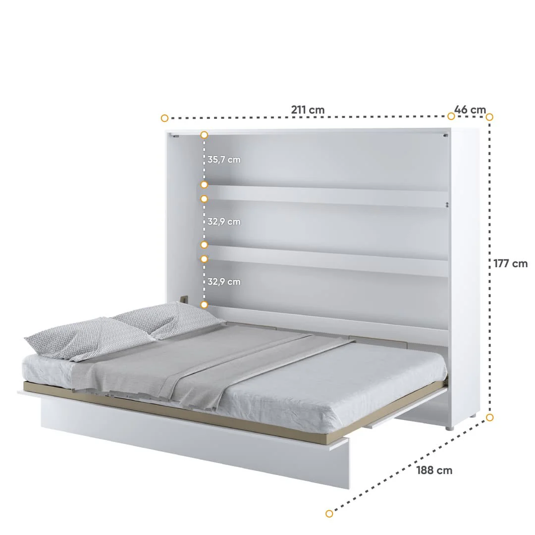 BC-14 Horizontal Wall Bed Concept 160cm - Image 6