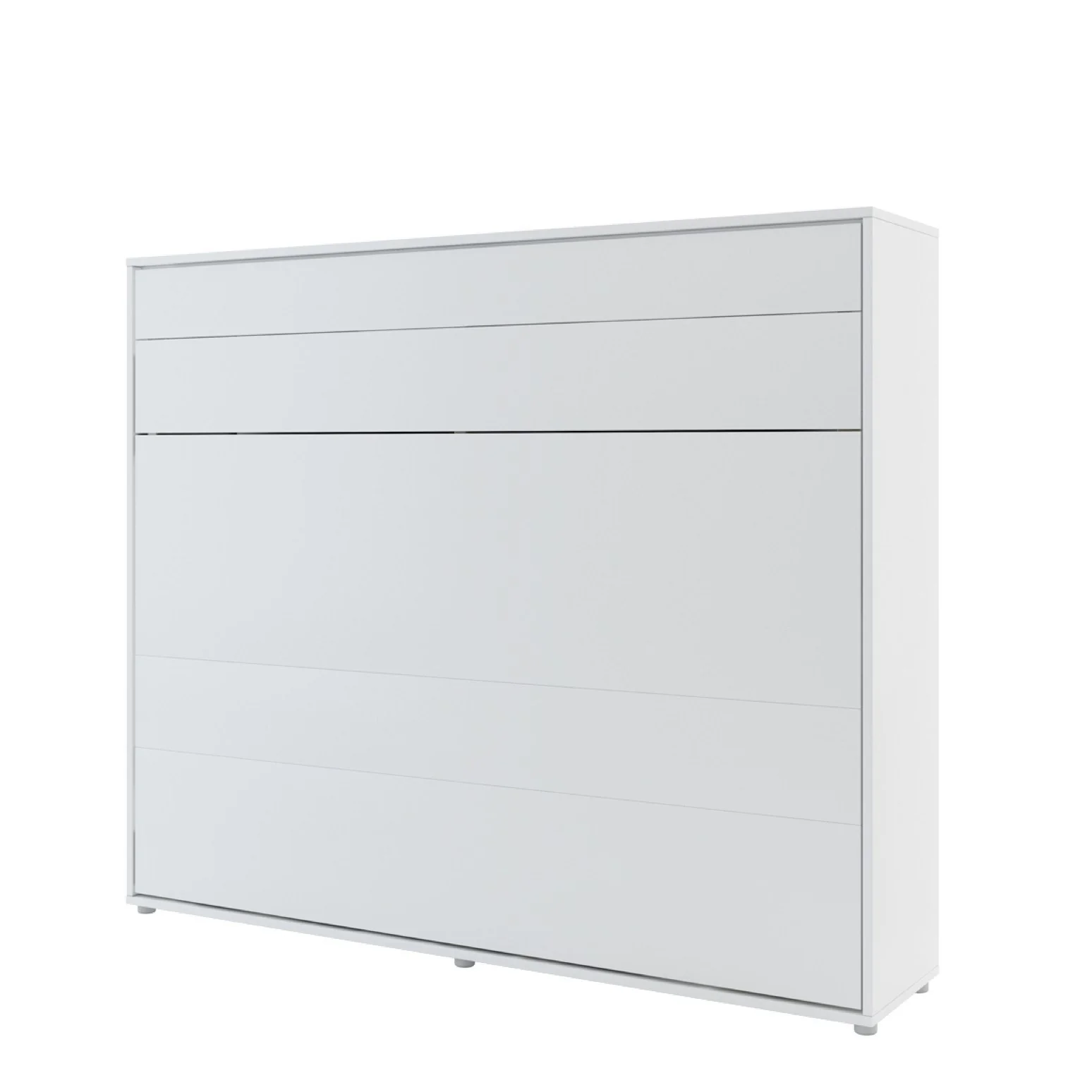 BC-14 Horizontal Wall Bed Concept 160cm With Storage Cabinet - Image 16