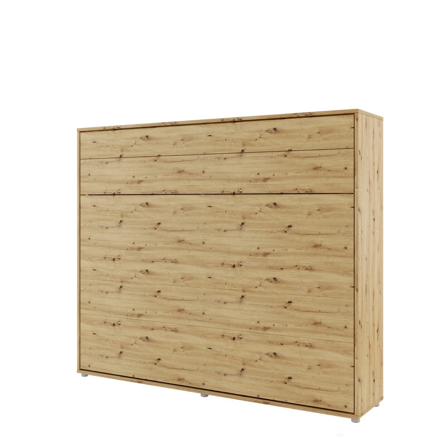 BC-14 Horizontal Wall Bed Concept 160cm With Storage Cabinet - Image 28