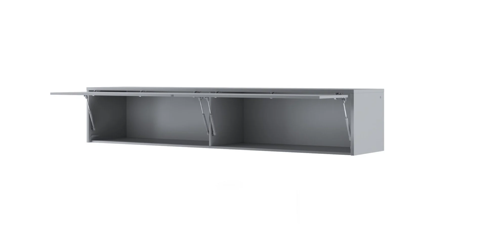 BC-14 Horizontal Wall Bed Concept 160cm With Storage Cabinet - Image 8
