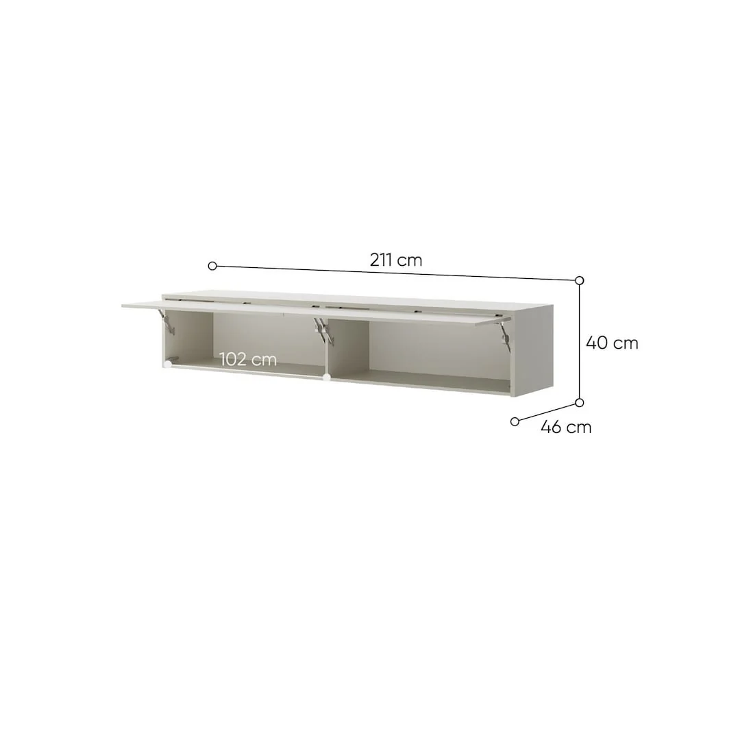 BC-15 Over Bed Unit for Horizontal Wall Bed Concept 160cm - Image 17