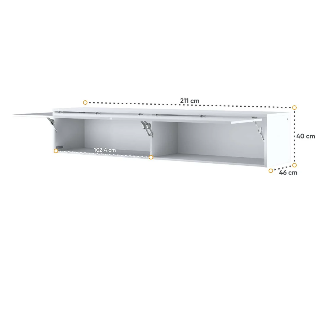 BC-15 Over Bed Unit for Horizontal Wall Bed Concept 160cm - Image 5