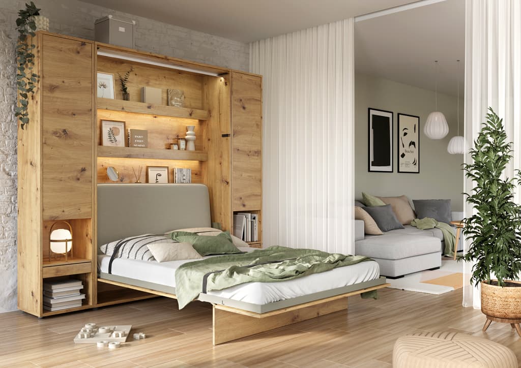 BC-16 Optional Headboard For BC-01 Vertical Wall Bed Concept 140cm - Image 12