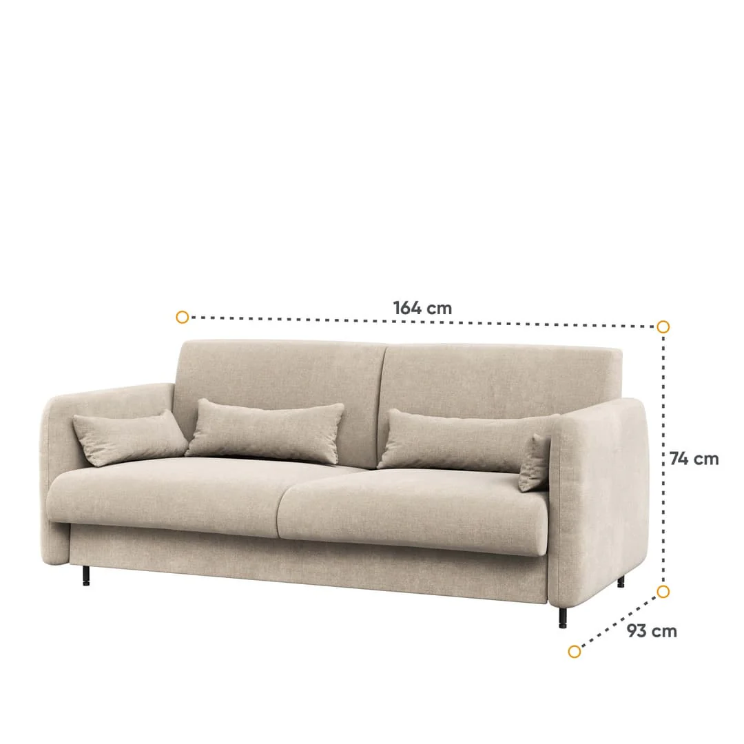 BC-18 Upholstered Sofa For BC-01 Vertical Wall Bed Concept 140cm - Image 5
