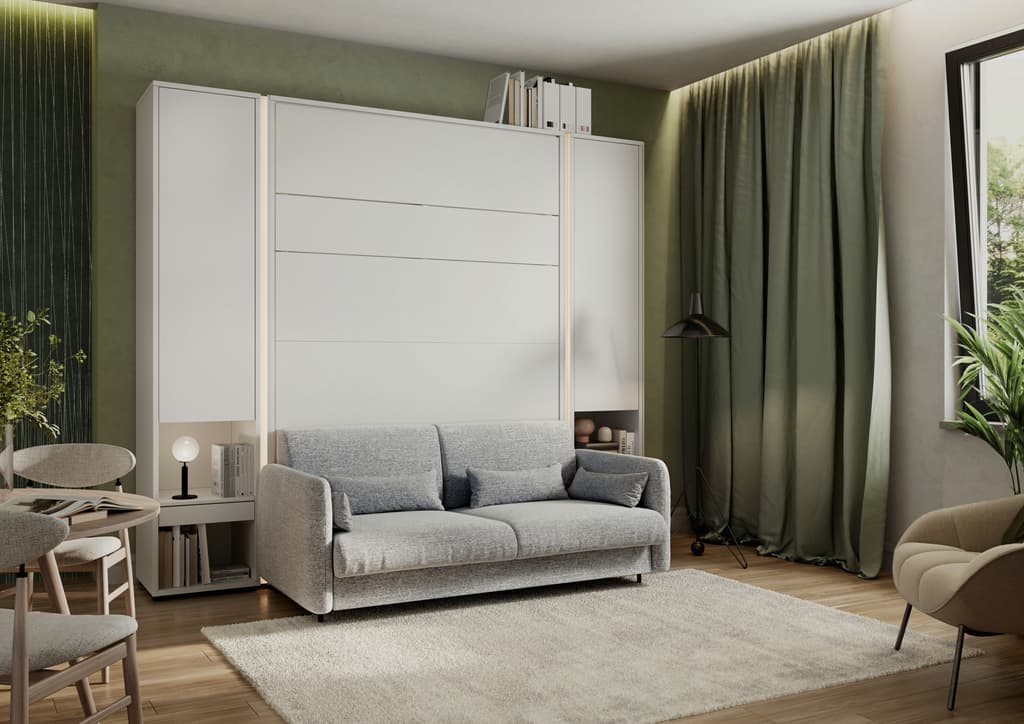 BC-18 Upholstered Sofa For BC-01 Vertical Wall Bed Concept 140cm - Image 11