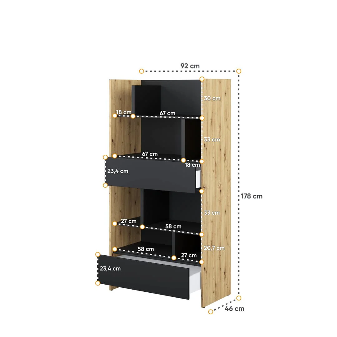 Bed Concept BC-28 Sideboard Cabinet 92cm - Image 8