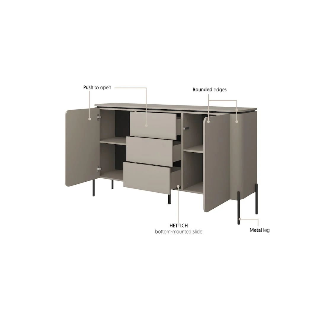 Bello Sideboard Cabinet 163cm - Image 7