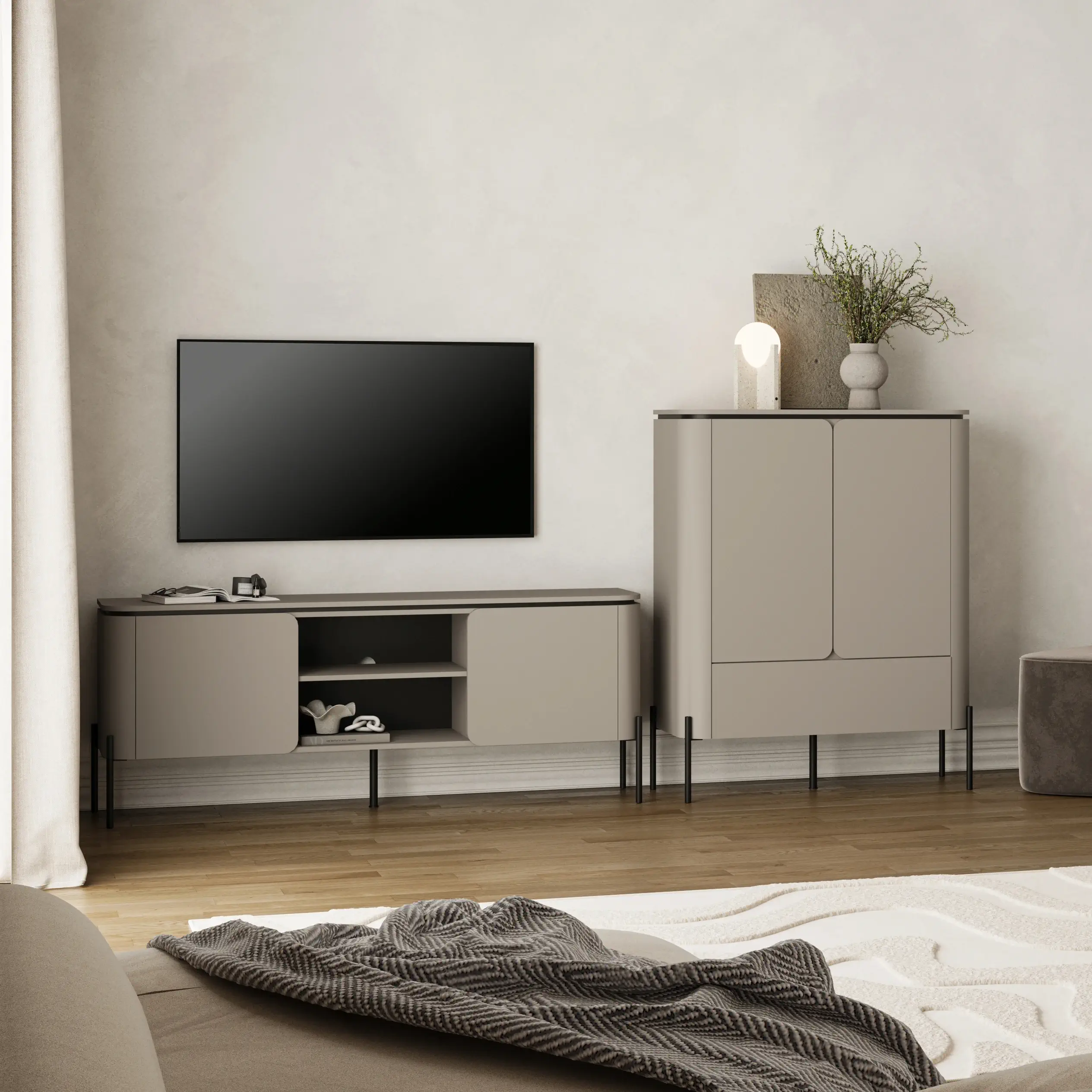 Bello Sideboard Cabinet 163cm - Image 9