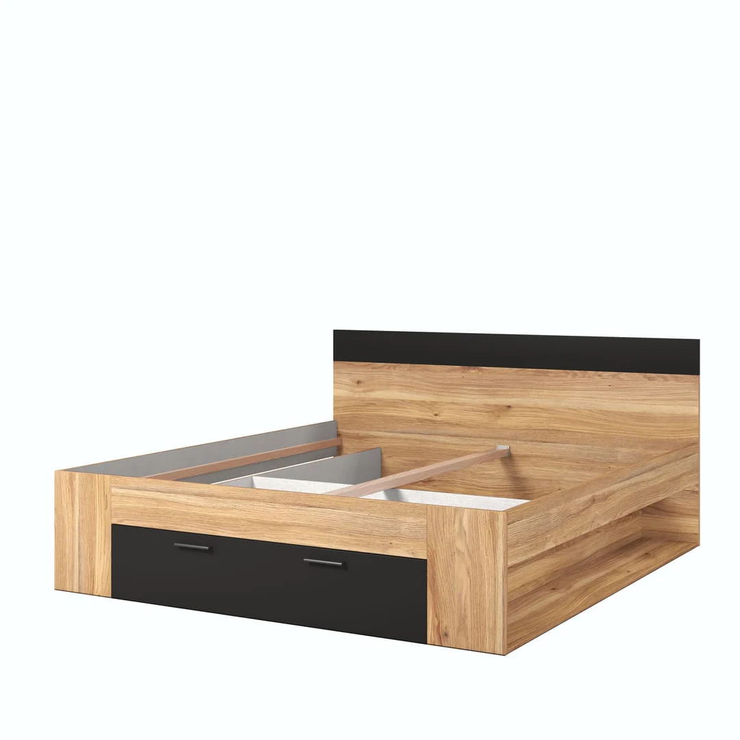 Beta Divan Bed [Oak Mauvella] - Image 3