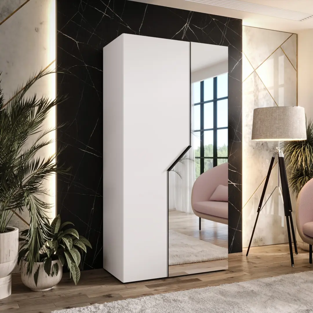Blomvik II Hinged Door Wardrobe 100cm - Image 6