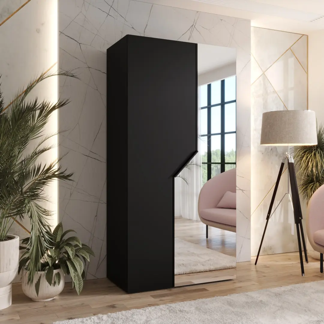 Blomvik II Hinged Door Wardrobe 100cm - Image 8
