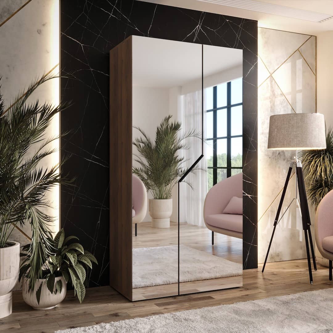 Blomvik III Hinged Door Wardrobe 100cm - Image 10