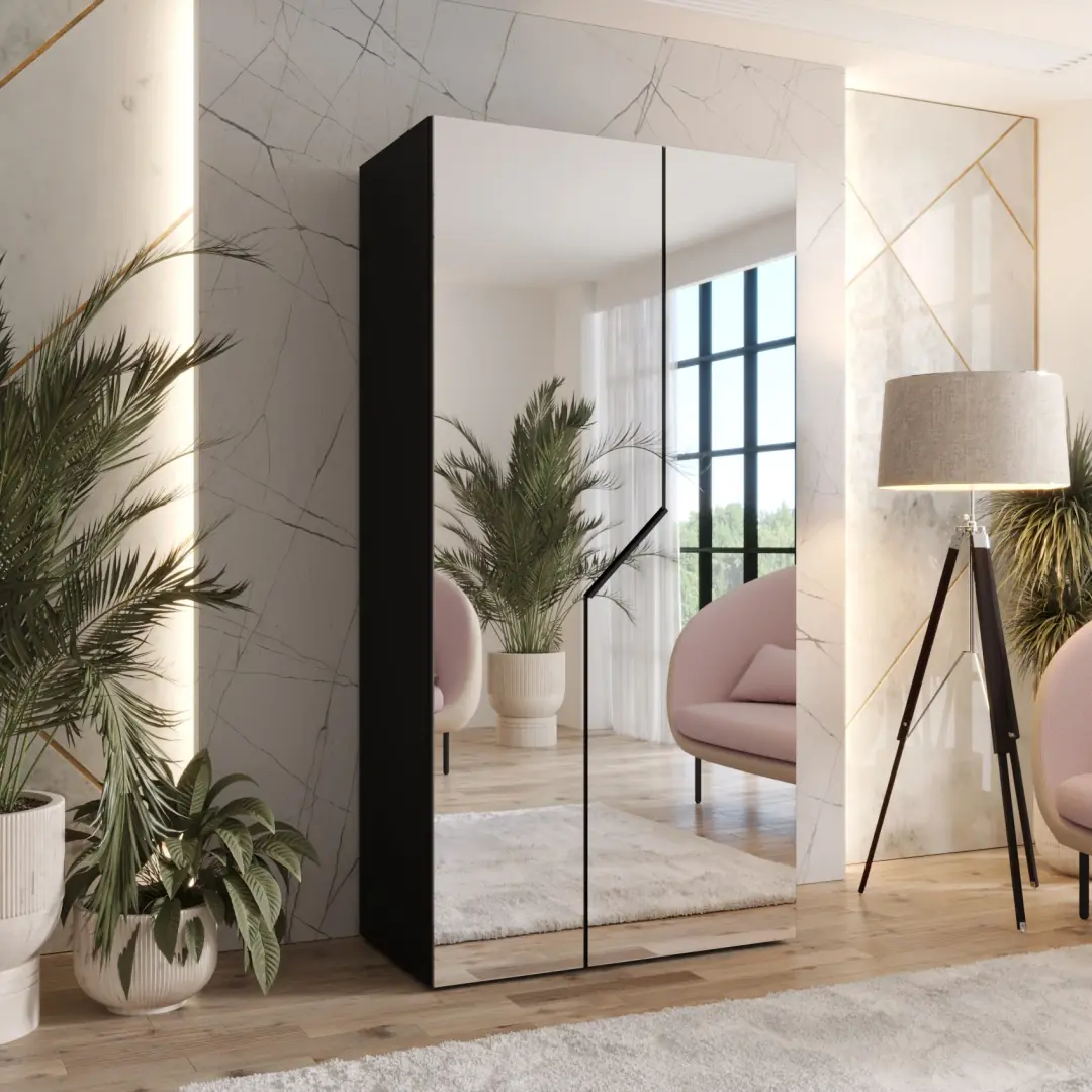 Blomvik III Hinged Door Wardrobe 100cm - Image 8