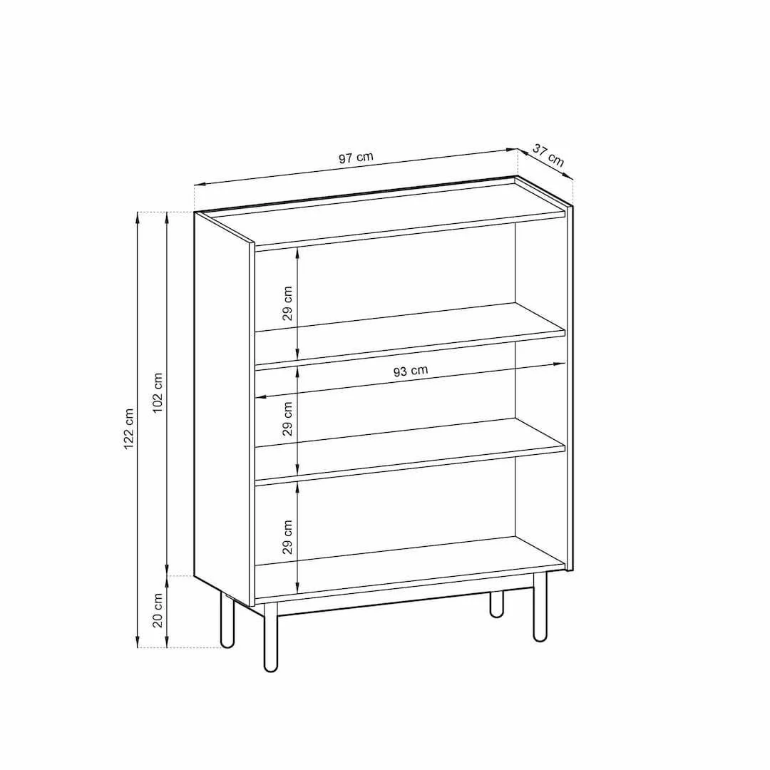Boho Highboard Cabinet 97cm - Image 6