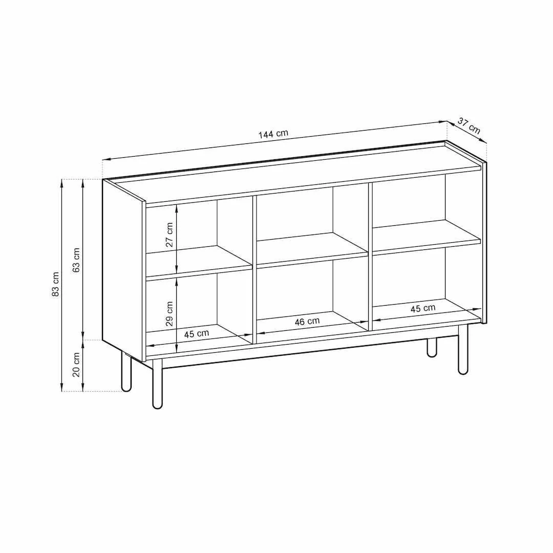 Boho Sideboard Cabinet 144cm - Image 6