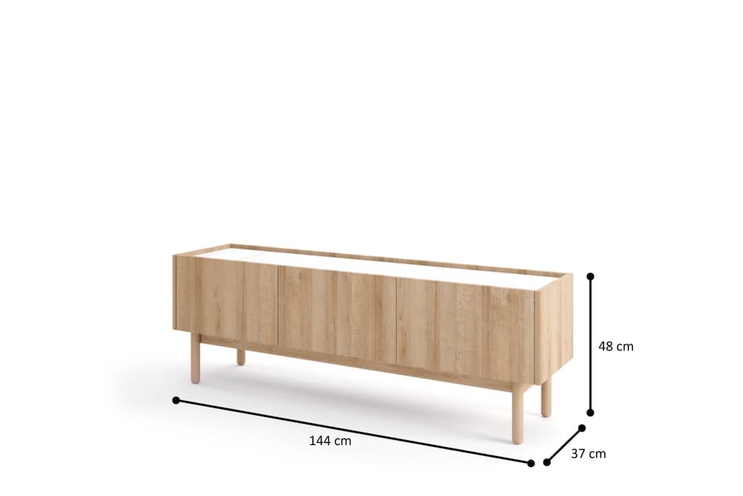 Boho TV Cabinet 144cm - Image 3