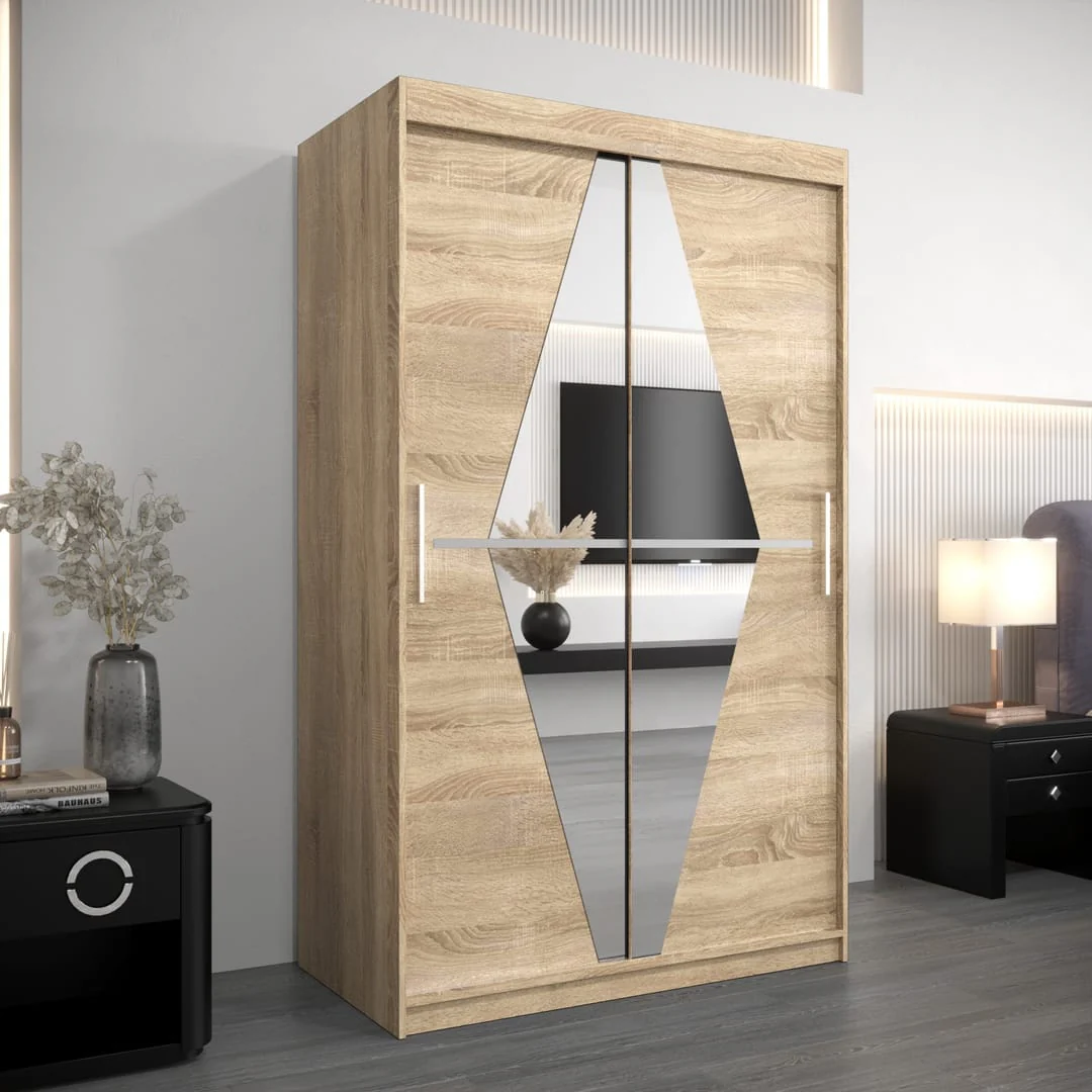 Boliwia Sliding Door Wardrobe 120cm - Image 14