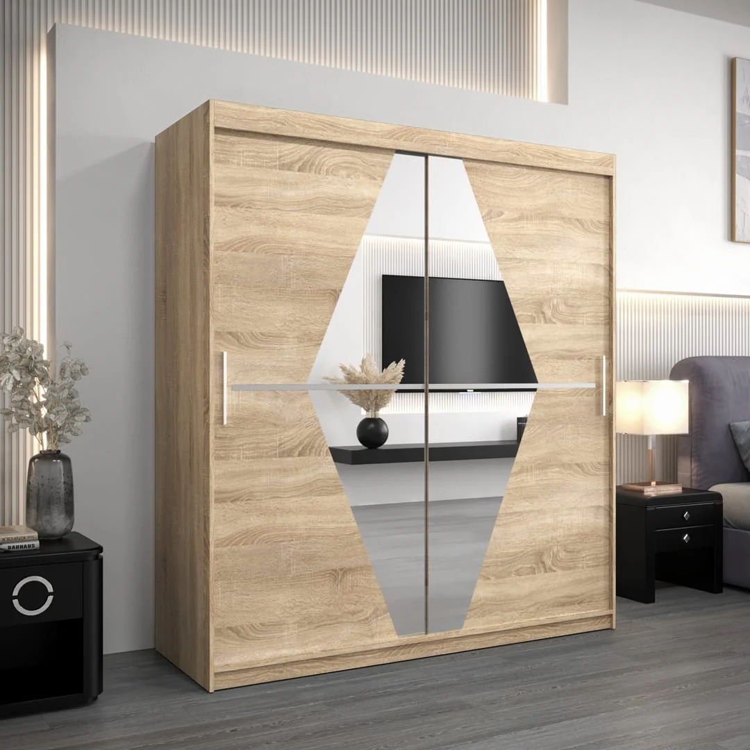 Boliwia Sliding Door Wardrobe 180cm - Image 14
