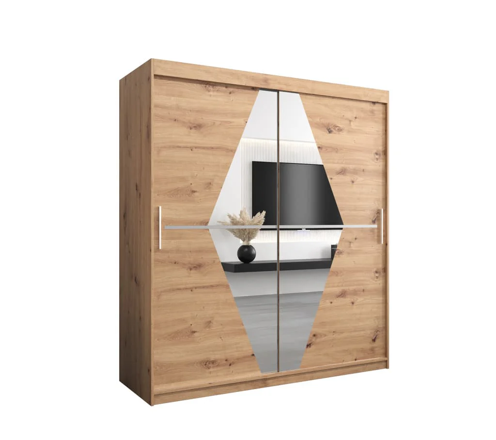 Boliwia Sliding Door Wardrobe 180cm - Image 2