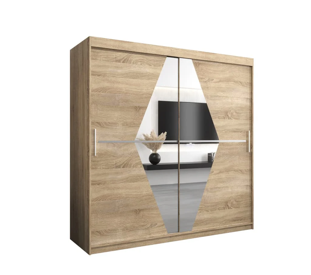 Boliwia Sliding Door Wardrobe 200cm - Image 15