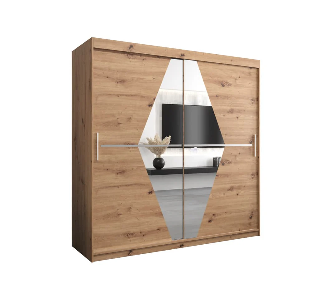 Boliwia Sliding Door Wardrobe 200cm - Image 2