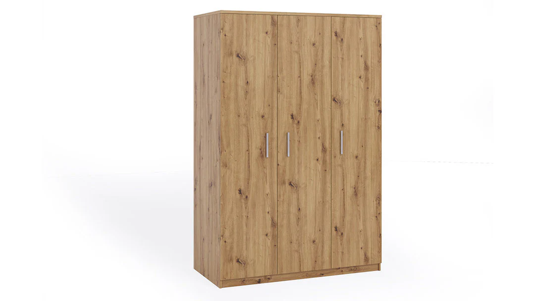 Bono Hinged Door Wardrobe 135cm - Image 5