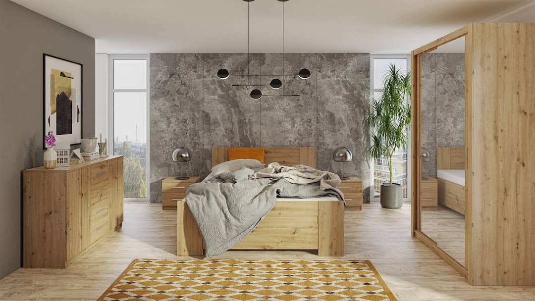 Bono Sliding Door Wardrobe With Mirrors 120cm - Image 7