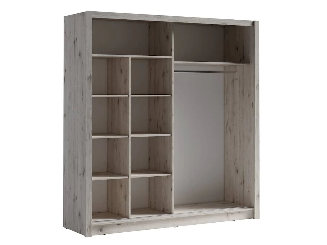 Bora Sliding Door Wardrobe 205cm - Image 3