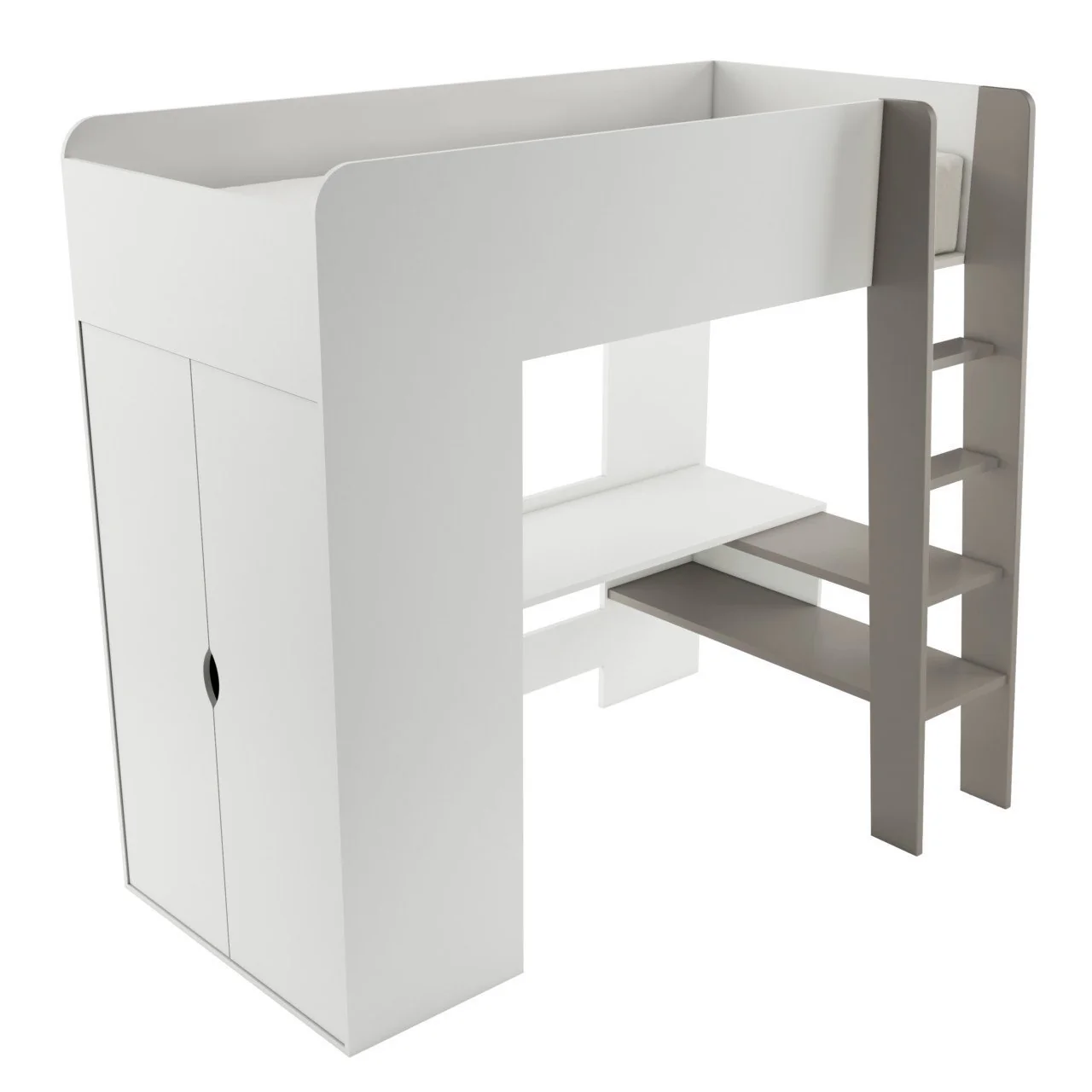 Cabin Bed Tom with Wardrobe and Desk - Image 4