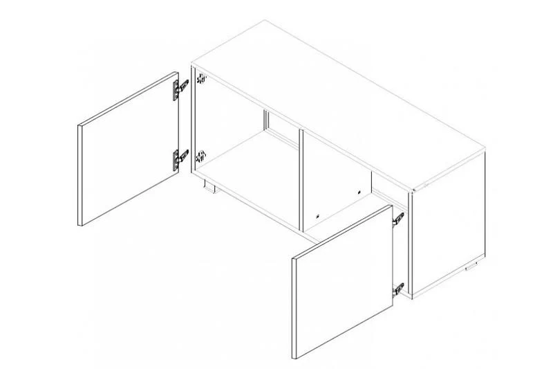 Calabrini TV Cabinet 100cm - Image 3